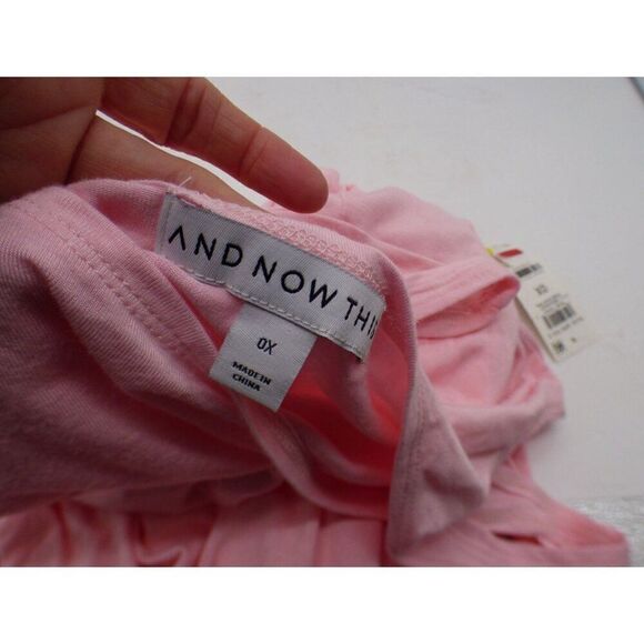 And Now This Trendy Plus Size Side-Tie Midi Dress, Candy Pink, Sz. OX - Picture 8 of 9